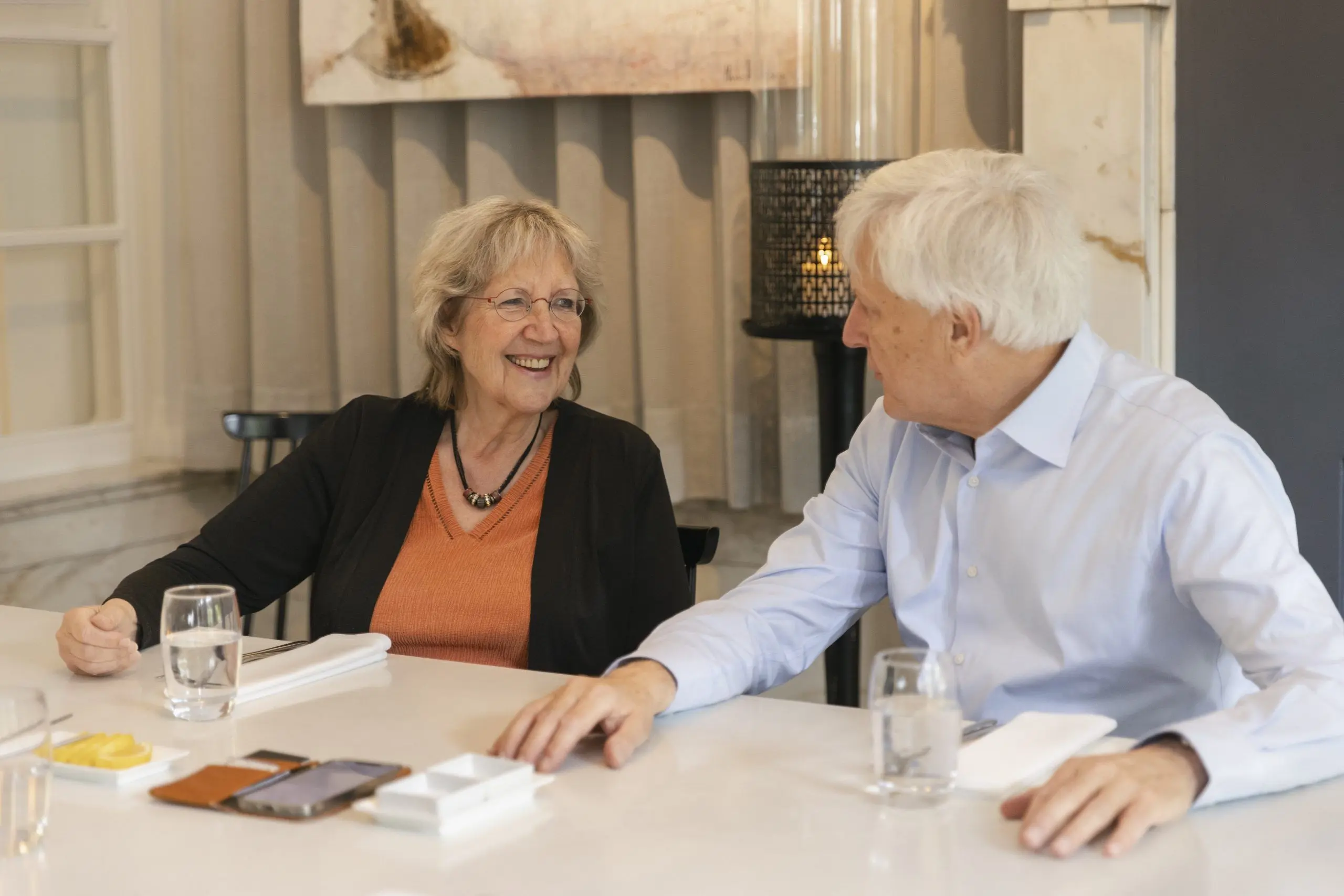 Frans Klaver en Hanneke Moons